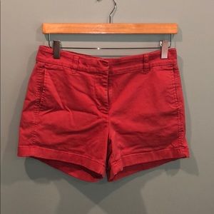 J. Crew 4 inch chino shorts